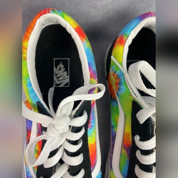 Vans‎ Kids Old Skool Rainbow Tie Dye Juniors Size 6 - Picture 7 of 10